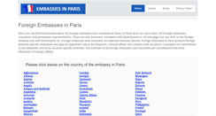 Desktop Screenshot of embassy-paris.com